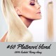 Platinová blond / 50cm / 110g / Clip in vlasy